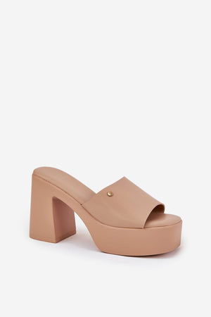  Klapky na podpatku model 209944 Step in style 