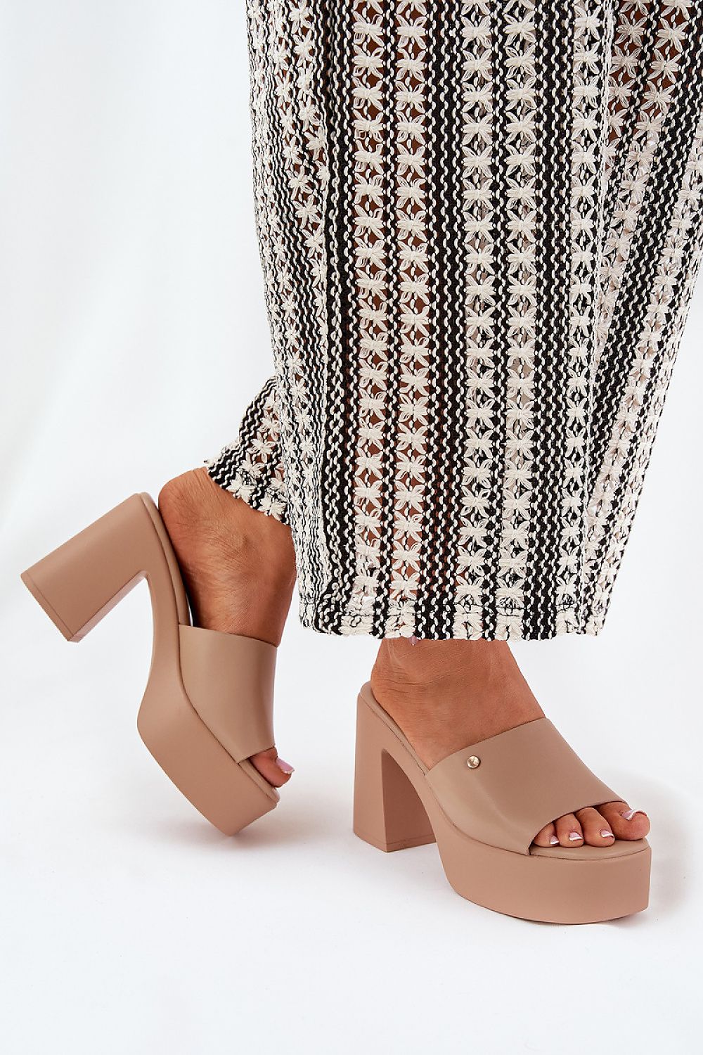  Klapky na podpatku model 209944 Step in style 