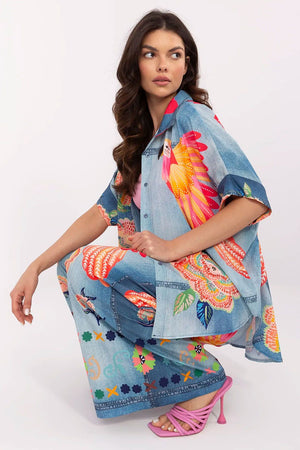  Košile s krátkým rukávem  model 210033 Italy Moda 