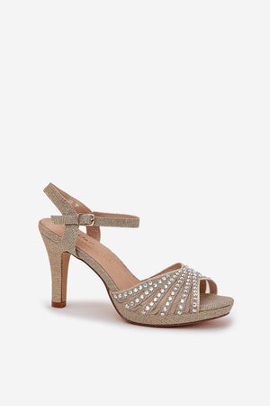  Sandály na podpatku  model 210697 Step in style 