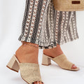  Klapky na podpatku model 210782 Step in style 
