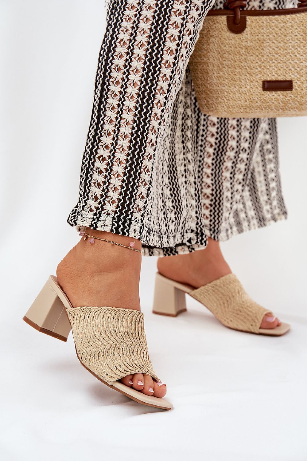  Klapky na podpatku model 210782 Step in style 