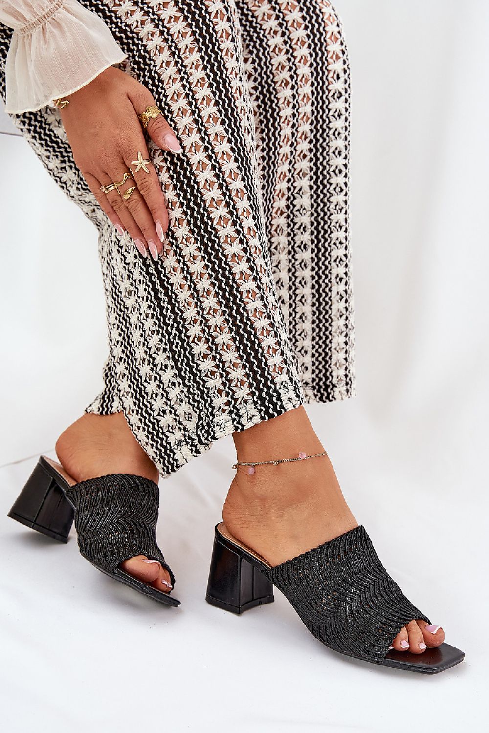  Klapky na podpatku model 210783 Step in style 
