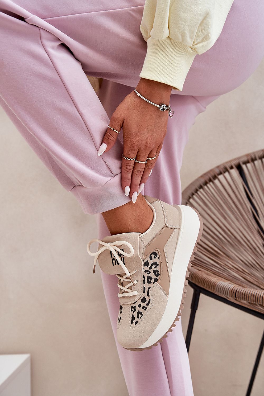  Sportovní boty na platformě model 211006 Step in style 