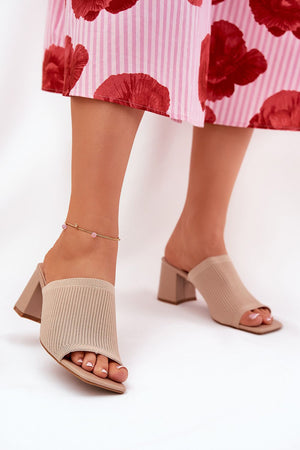  Klapky na podpatku model 211021 Step in style 