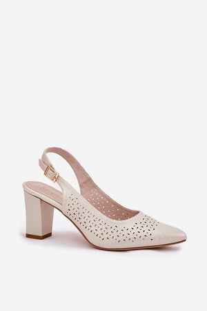  Sandály na podpatku  model 211939 Step in style 