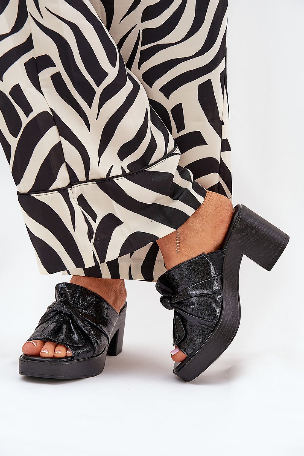  Klapky na podpatku model 212158 Step in style 