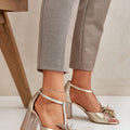  Sandály na podpatku  model 212584 Step in style 