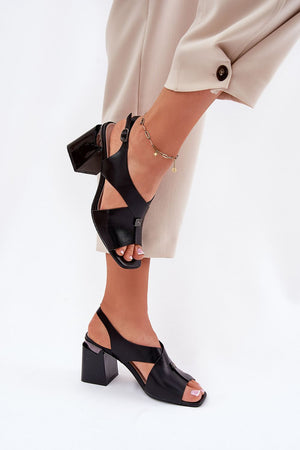  Sandály na podpatku  model 212828 Step in style 