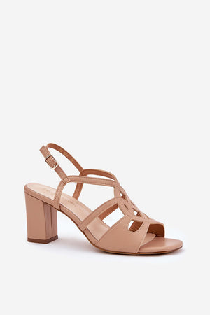  Sandály na podpatku  model 212835 Step in style 