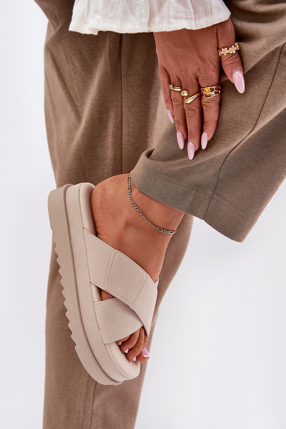  Klapky na platformě model 212876 Step in style 