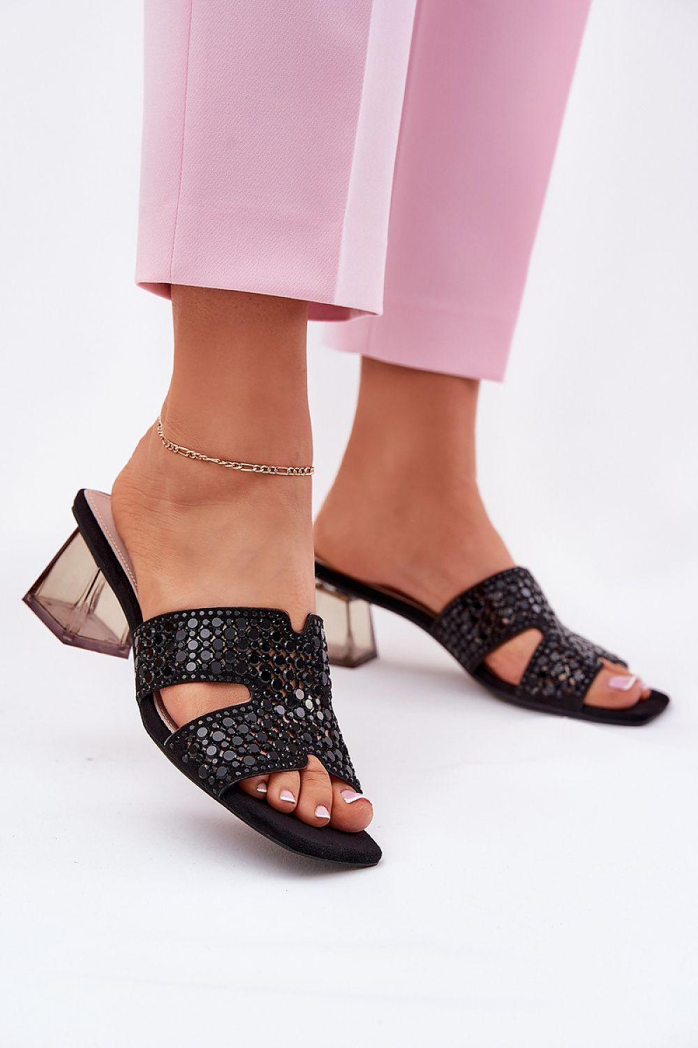  Klapky na podpatku model 212878 Step in style 