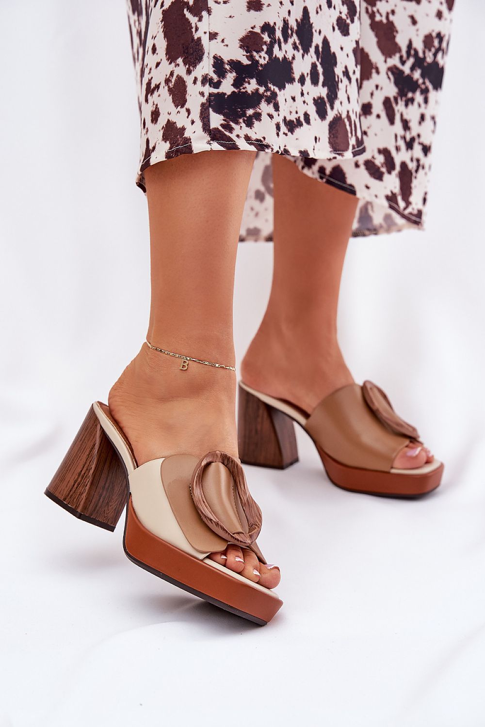  Klapky na podpatku model 212885 Step in style 