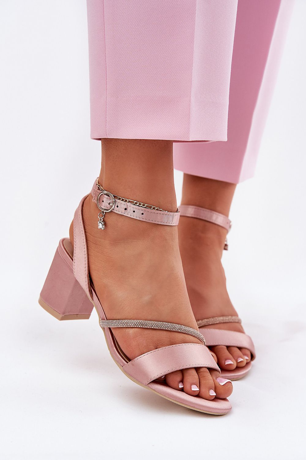  Sandály na podpatku  model 213010 Step in style 