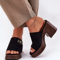  Klapky na podpatku model 213037 Step in style 