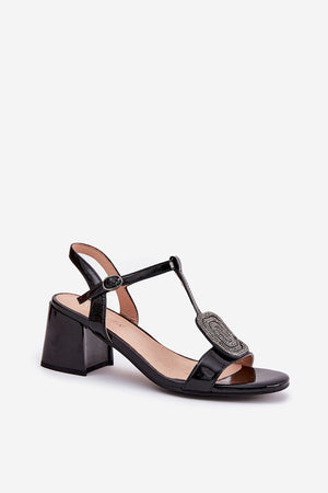  Sandály na podpatku  model 213183 Step in style 