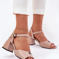  Sandály na podpatku  model 213185 Step in style 