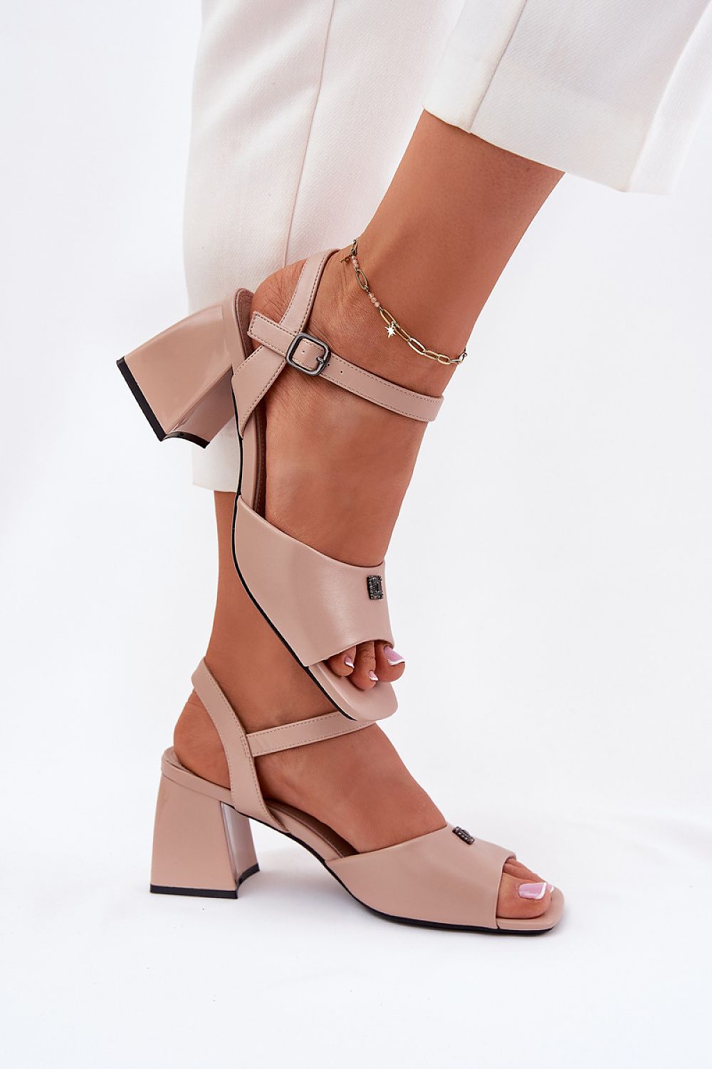  Sandály na podpatku  model 213185 Step in style 