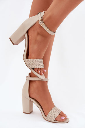  Sandály na podpatku  model 213925 Step in style 