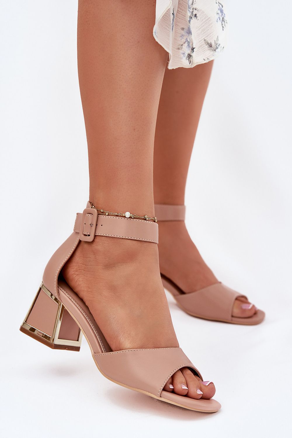 Sandály na podpatku  model 213929 Step in style 