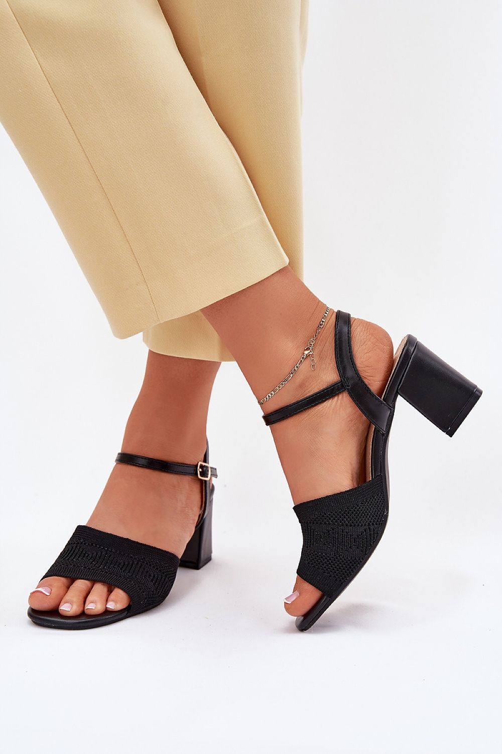  Sandály na podpatku  model 214686 Step in style 