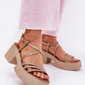  Sandály na podpatku  model 214994 Step in style 