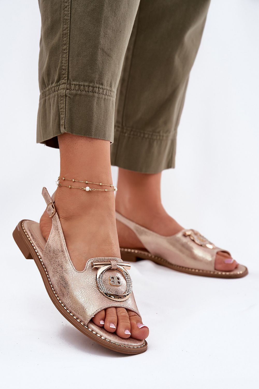  Sandály  model 215156 Step in style 