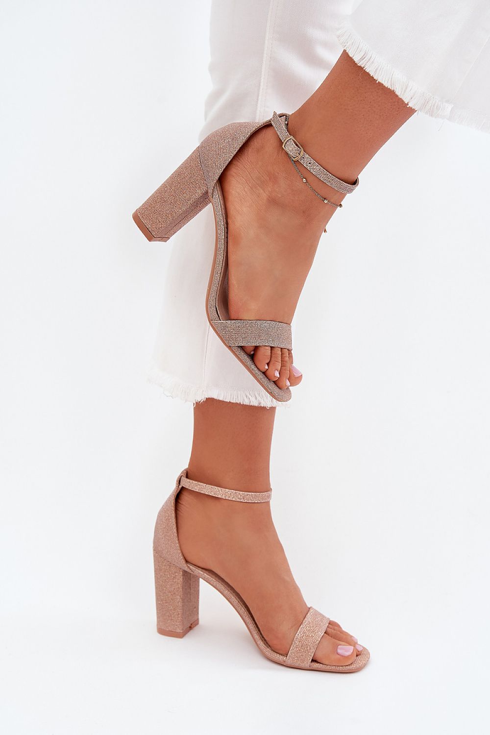  Sandály na podpatku  model 215640 Step in style 