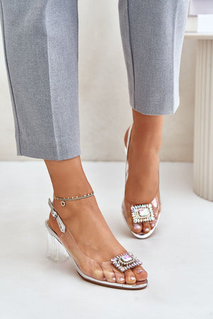  Sandály na podpatku  model 215722 Step in style 
