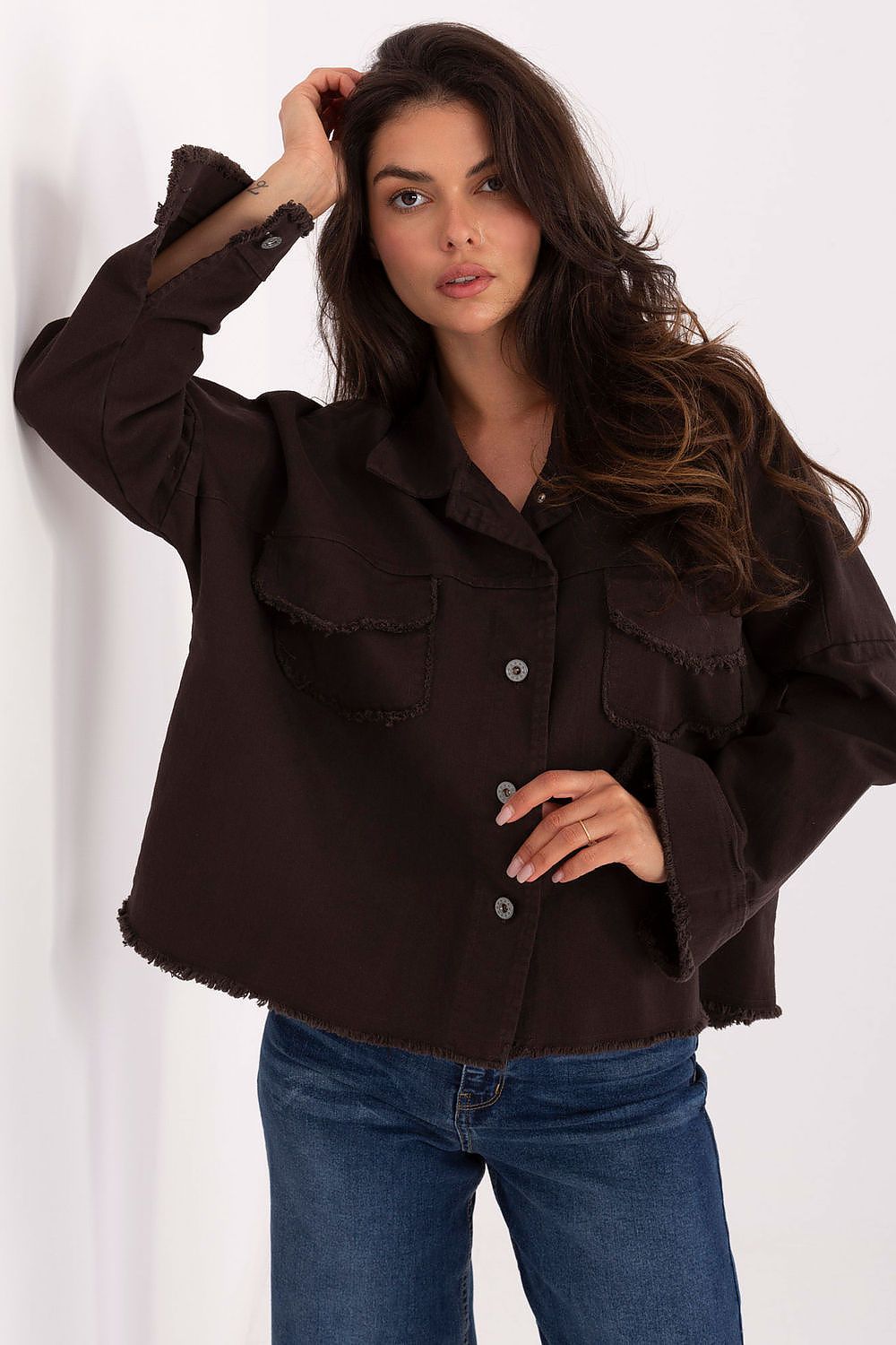  Košile s dlouhým rukávem  model 216738 Rue Paris 