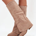  Kozačky na podpatku  model 216793 Step in style 