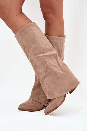  Kozačky na podpatku  model 216793 Step in style 