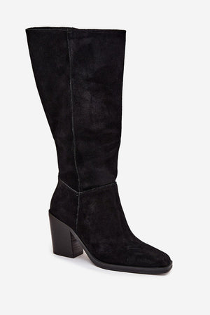  Kozačky na podpatku  model 216797 Step in style 