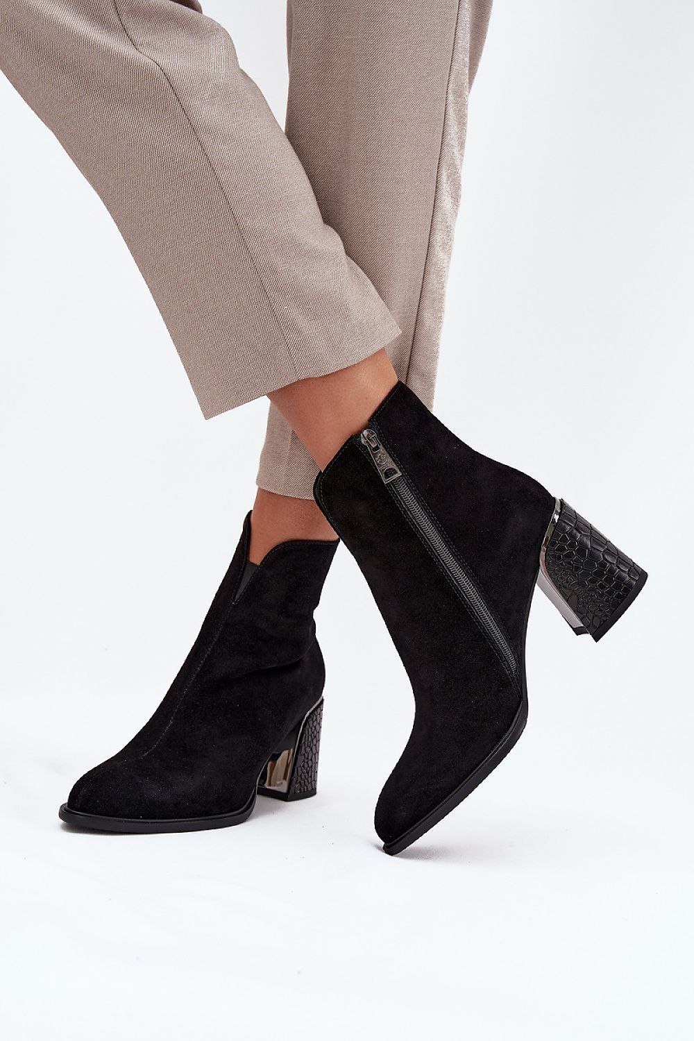  Boty na podpatku  model 216831 Step in style 