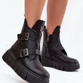  Boty na široké podrážce  model 216832 Step in style 
