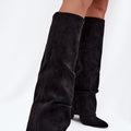  Kozačky na podpatku  model 216989 Step in style 