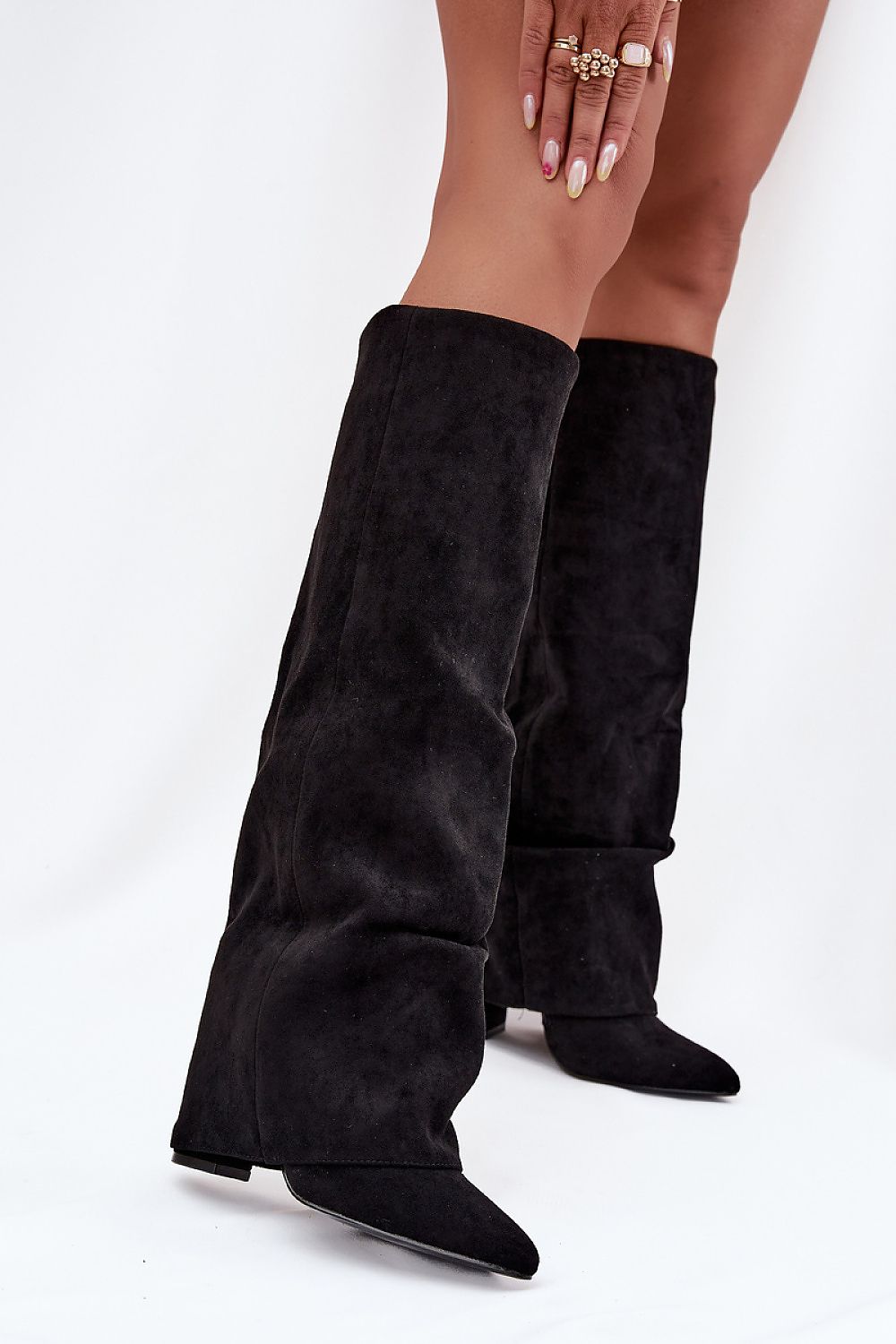  Kozačky na podpatku  model 216989 Step in style 