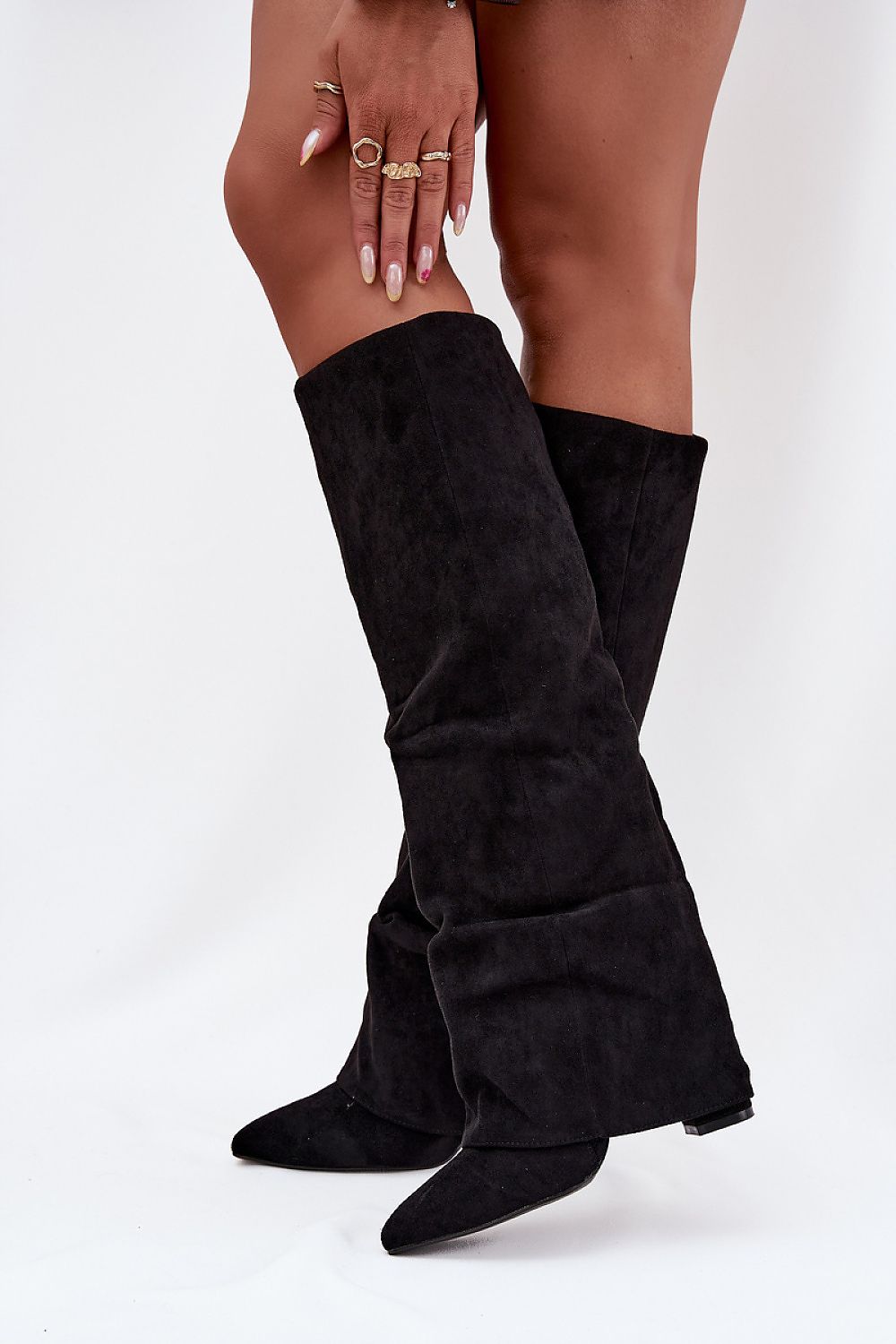  Kozačky na podpatku  model 216989 Step in style 