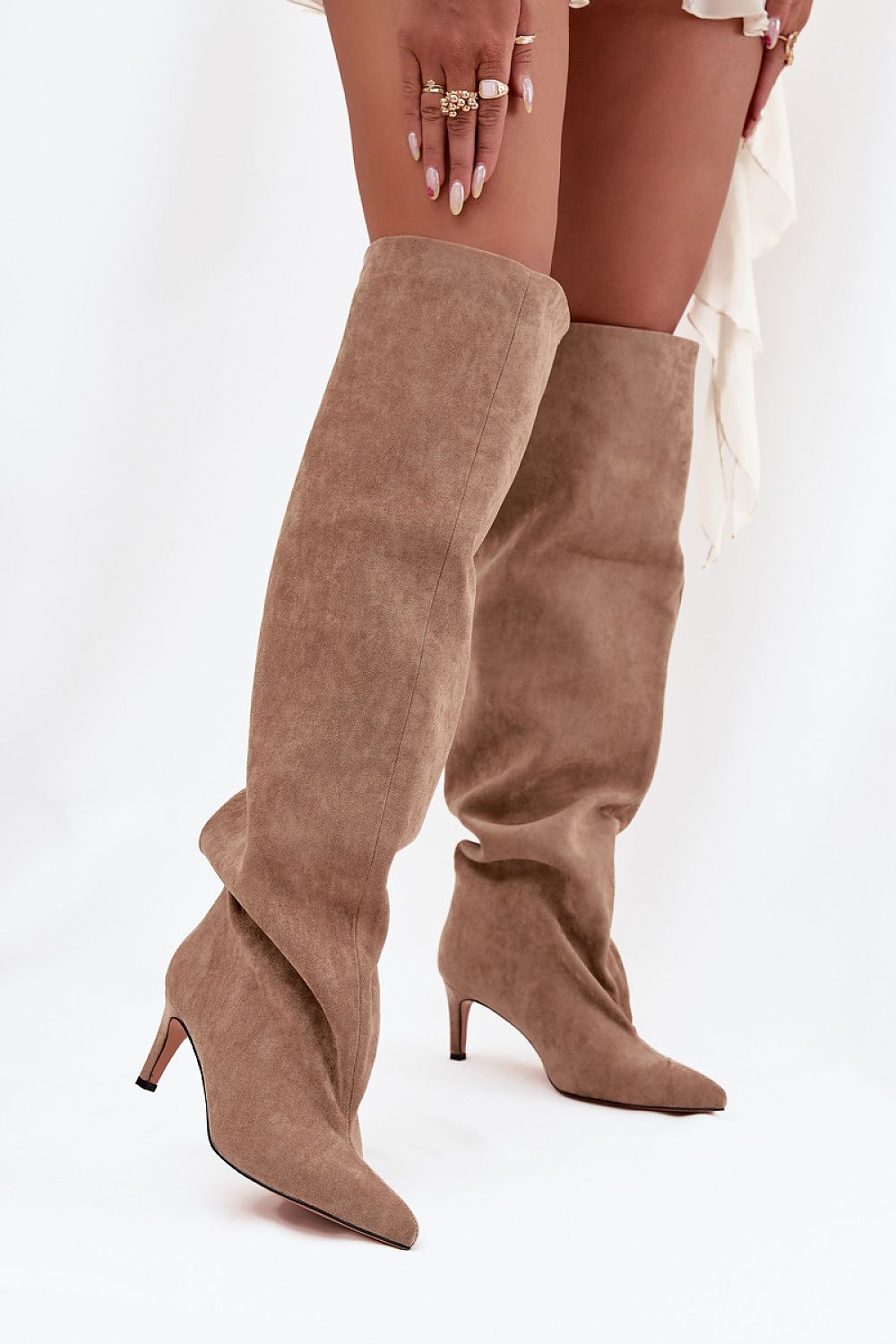  Kozačky na podpatku  model 216997 Step in style 