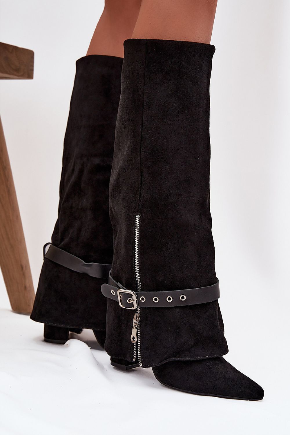 Kozačky na podpatku  model 217211 Step in style 