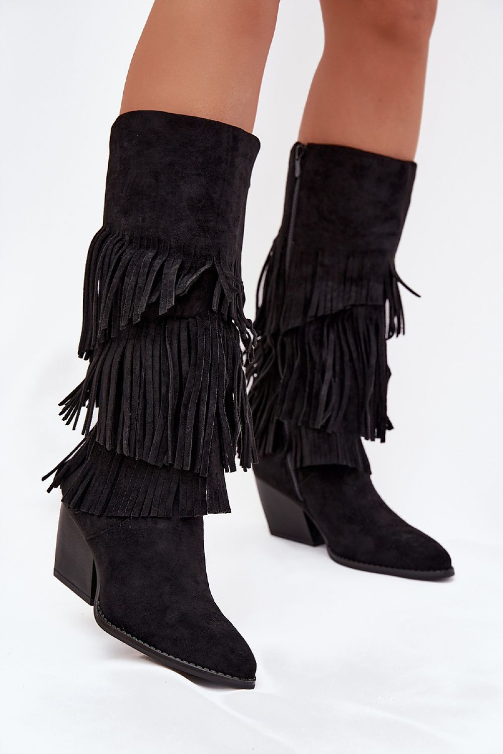  Kozačky na podpatku  model 217822 Step in style 