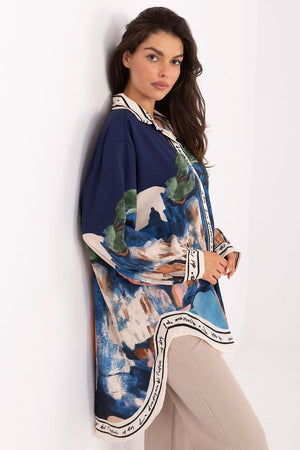  Košile s dlouhým rukávem  model 218393 Rue Paris 