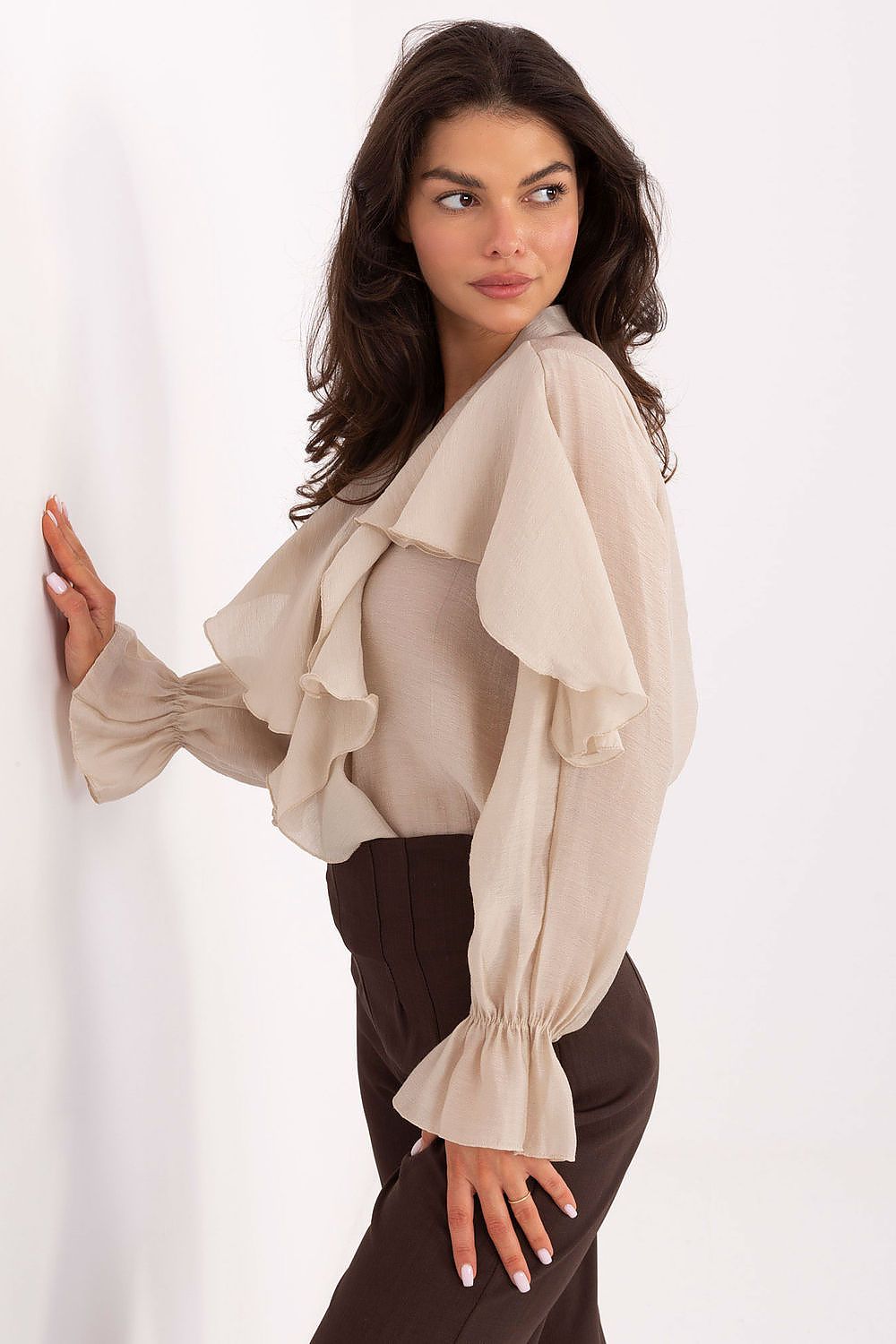  Košile s dlouhým rukávem  model 218413 Rue Paris 