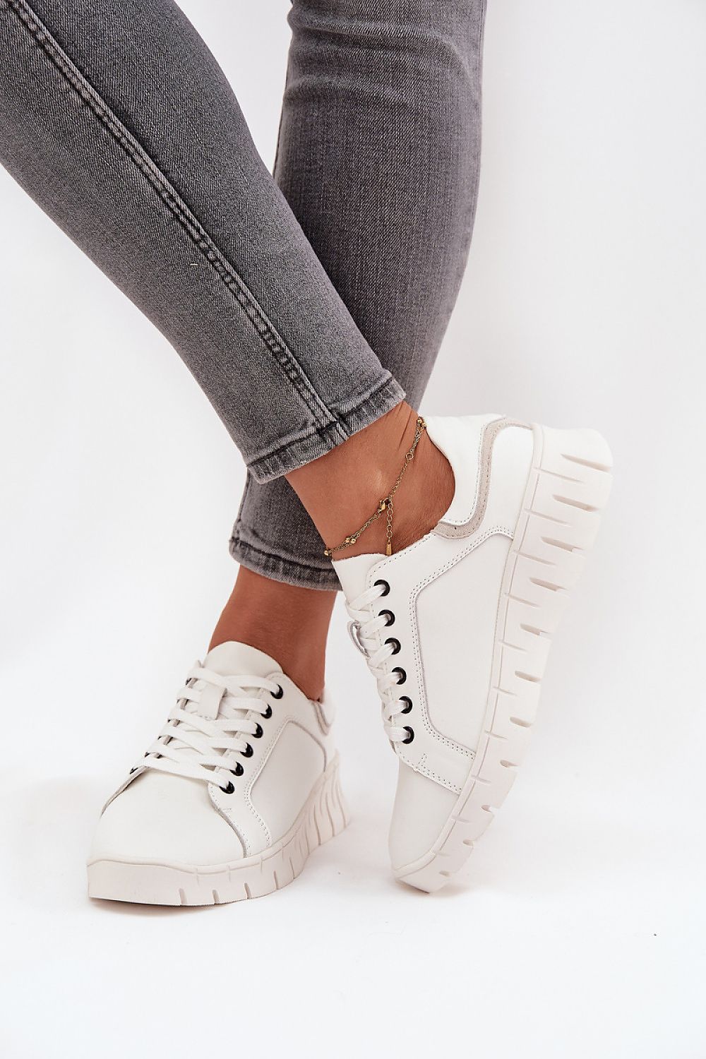  Polobotky na podpatku model 218700 Step in style 