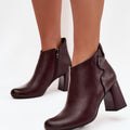 Boty na podpatku  model 218707 Step in style 