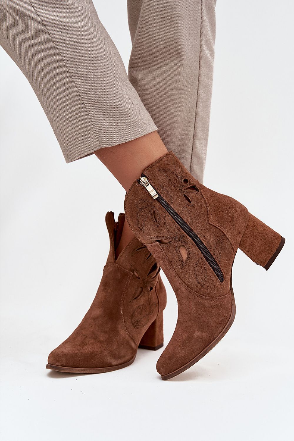 Boty na podpatku  model 219132 Step in style 