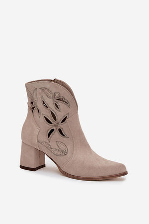  Boty na podpatku  model 219133 Step in style 