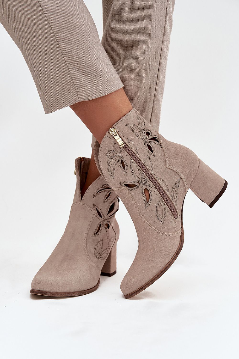  Boty na podpatku  model 219133 Step in style 