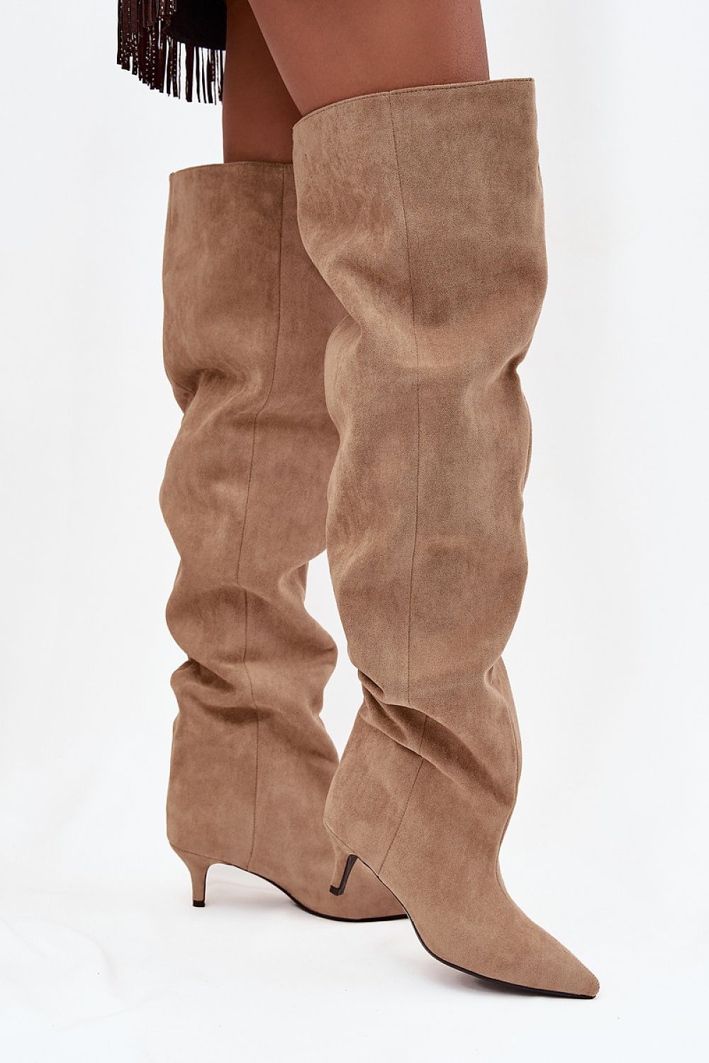  Kozačky na podpatku  model 219136 Step in style 