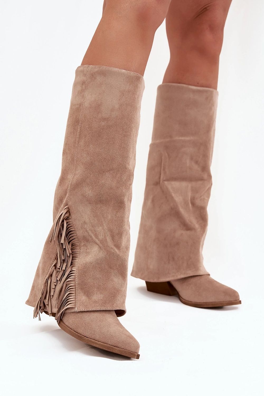  Kozačky na podpatku  model 216793 Step in style 